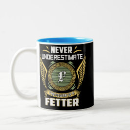 Caneca De Café Em Dois Tons Nunca Subestime O Poder De Um Fetter