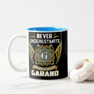 Caneca De Café Em Dois Tons Nunca Subestime O Poder De Um Garand
