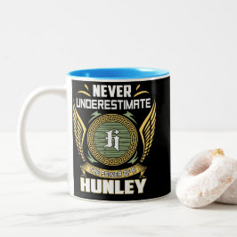 Caneca De Café Em Dois Tons Nunca Subestime O Poder De Um Hunley
