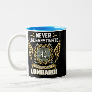 Caneca De Café Em Dois Tons Nunca Subestime O Poder De Um Lombardi