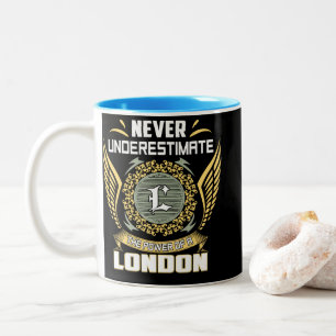 Caneca De Café Em Dois Tons Nunca Subestime O Poder De Um Londres