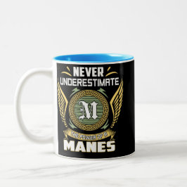 Caneca De Café Em Dois Tons Nunca Subestime O Poder De Um Manes