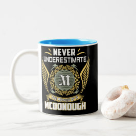 Caneca De Café Em Dois Tons Nunca Subestime O Poder De Um Mcdonough