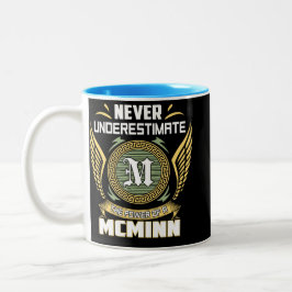 Caneca De Café Em Dois Tons Nunca Subestime O Poder De Um Mcminn