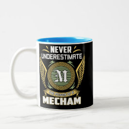 Caneca De Café Em Dois Tons Nunca Subestime O Poder De Um Mecham