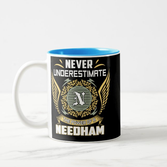 Caneca De Café Em Dois Tons Nunca Subestime O Poder De Um Needham (Esquerda)