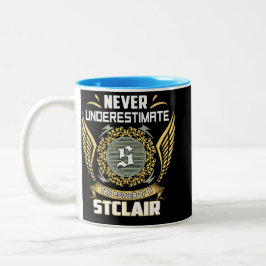 Caneca De Café Em Dois Tons Nunca Subestime O Poder De Um Stclair
