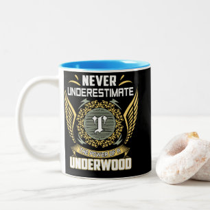 Caneca De Café Em Dois Tons Nunca Subestime O Poder De Um Underwood