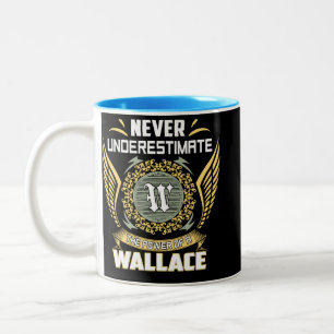 Caneca De Café Em Dois Tons Nunca Subestime O Poder De Um Wallace