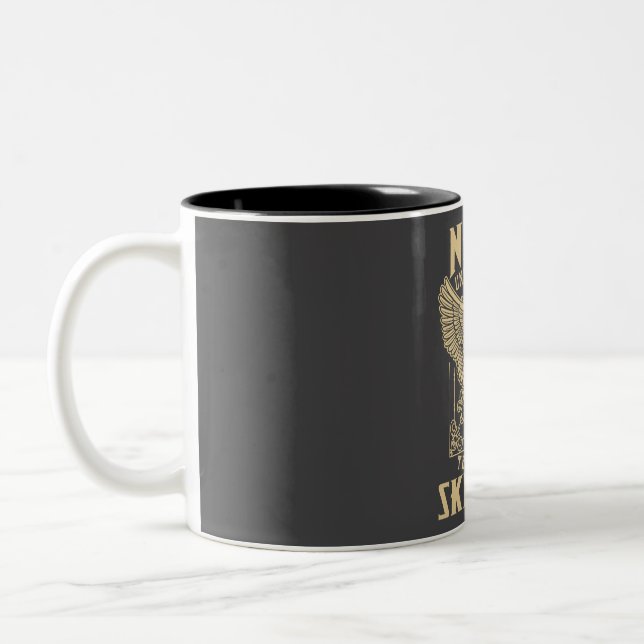 Caneca De Café Em Dois Tons Nunca Subestime O Poder Do Capitão (Esquerda)