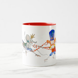 Caneca De Café Em Dois Tons Nutcracker & Mouse King - A Série Nutcracker