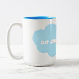 Caneca De Café Em Dois Tons Nuvem 9