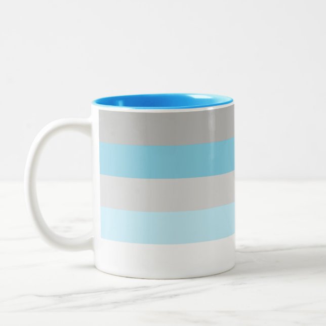 Caneca De Café Em Dois Tons Nuvens animais (Esquerda)
