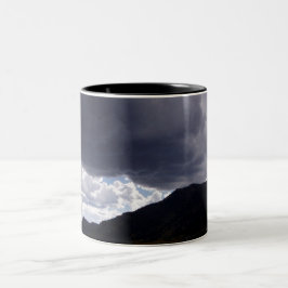 Caneca De Café Em Dois Tons Nuvens de Tempestade