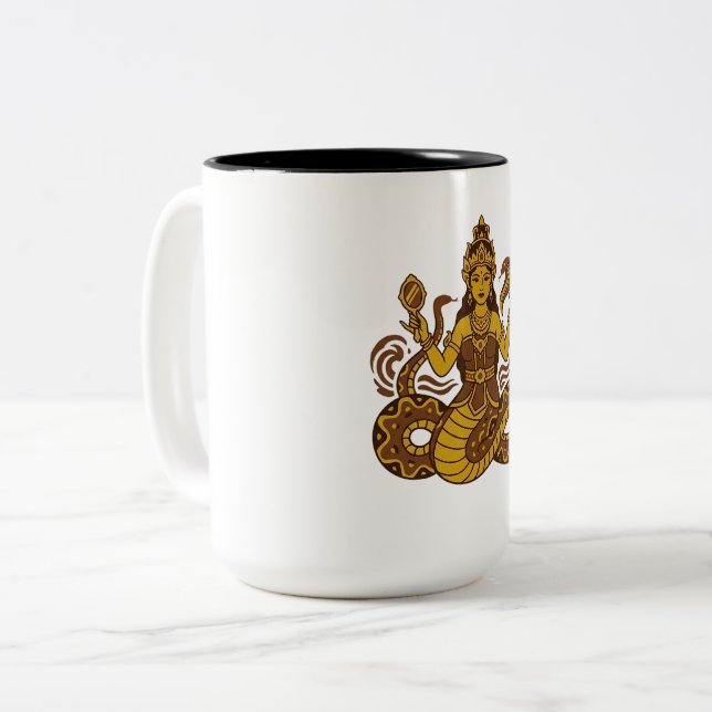 Caneca De Café Em Dois Tons Nyi Blorong (Frente Esquerda)