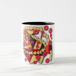 CANECA DE CAFÉ EM DOIS TONS O