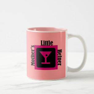 Caneca De Café Em Dois Tons O ajudante pequeno da mãe