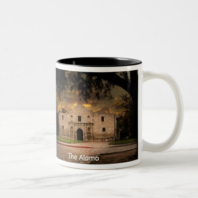 Caneca De Café Em Dois Tons O Alamo Mugs (Direita)