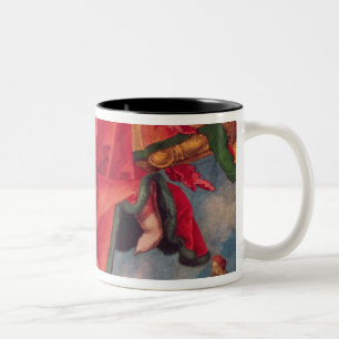 Caneca De Café Em Dois Tons O Altarpiece de Landauer, todo o dia de santos,