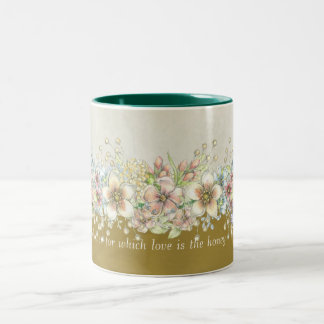 Caneca De Café Em Dois Tons O amor é o mel - Coffee Mug