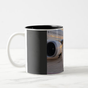 Caneca De Café Em Dois Tons O Amor Levanta Voo