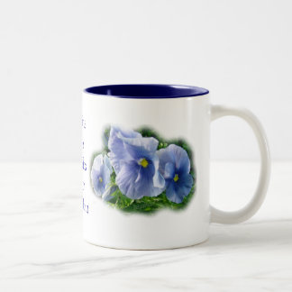 Caneca De Café Em Dois Tons O amor perfeito azul Caneca-personaliza e