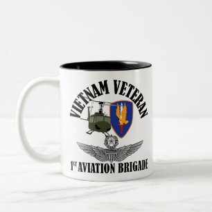 Caneca De Café Em Dois Tons ø Aviador do mestre dos Bde dos Avn