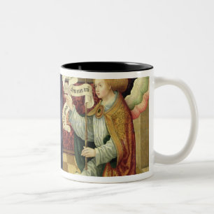 Caneca De Café Em Dois Tons O aviso, escola da água de Colônia