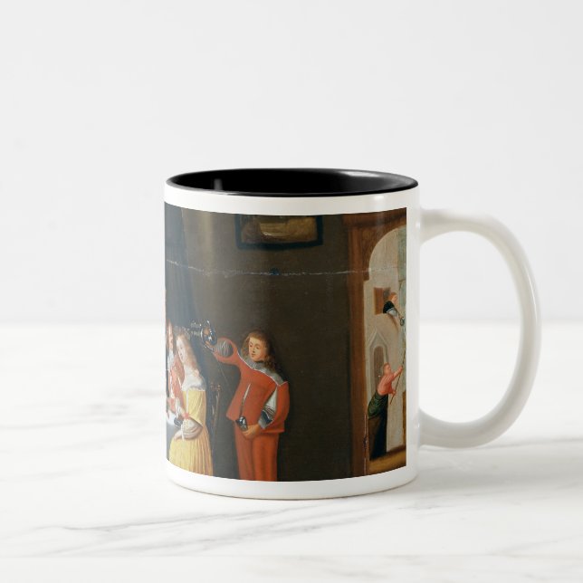 Caneca De Café Em Dois Tons O banquete (Direita)