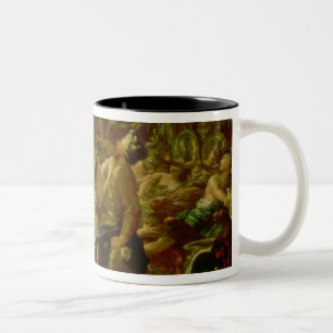 Caneca De Café Em Dois Tons O banquete do Belshazzar