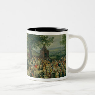Caneca De Café Em Dois Tons O banquete do casamento