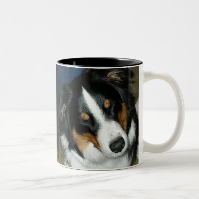 Caneca De Café Em Dois Tons O bobo "BO" agride (Direita)