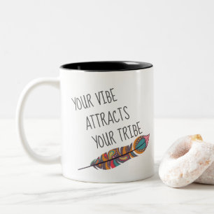 Caneca De Café Em Dois Tons O Bohemian sua impressão atrai suas citações do