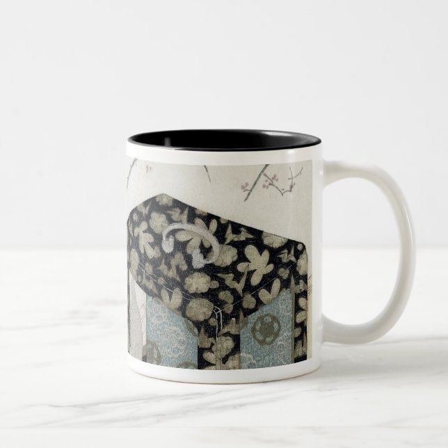 Caneca De Café Em Dois Tons O cabaz do piquenique (Direita)