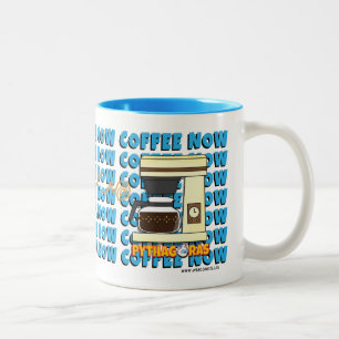 Caneca De Café Em Dois Tons O café agride agora