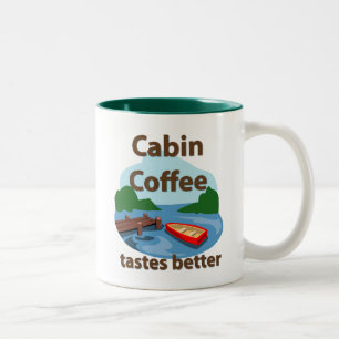 Caneca De Café Em Dois Tons O Café Da Cabina Tem Melhor Gosto