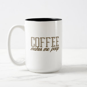 Caneca De Café Em Dois Tons O café faz-me o tombadilho