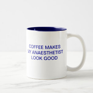 CANECA DE CAFÉ EM DOIS TONS O CAFÉ FAZ MEU OLHAR DO ANAESTHETIST BOM