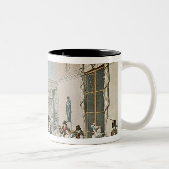 Caneca De Café Em Dois Tons O café Frascati em 1807 (Direita)