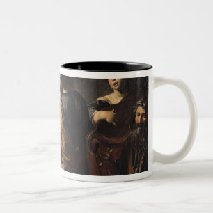 Caneca De Café Em Dois Tons O caixa de fortuna
