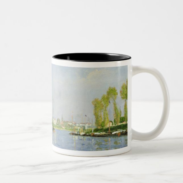 Caneca De Café Em Dois Tons O canal Santo-Denis (Direita)