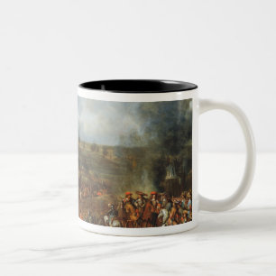Caneca De Café Em Dois Tons O cerco de Namur, 1692, século XVIII