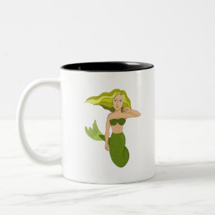 Caneca De Café Em Dois Tons O charme da sereia