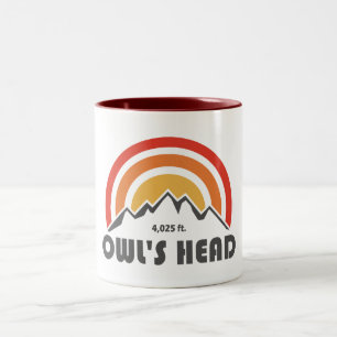 Caneca De Café Em Dois Tons O Chefe de Owl New Hampshire