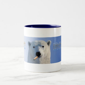 Caneca De Café Em Dois Tons O chefe grande #1