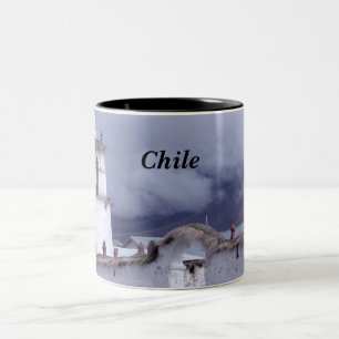 Caneca De Café Em Dois Tons O Chile