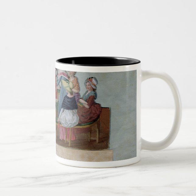 Caneca De Café Em Dois Tons O clube patriótico das mulheres (Direita)