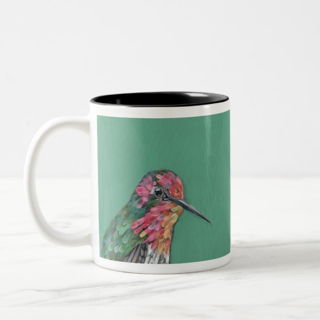 Caneca De Café Em Dois Tons O colibri de Anna (Esquerda)