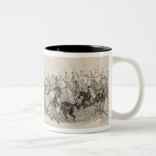 Caneca De Café Em Dois Tons O começo