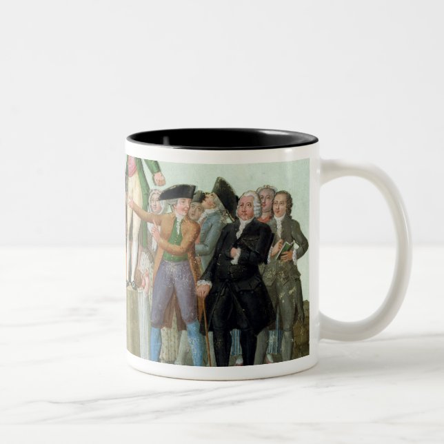 Caneca De Café Em Dois Tons O começo da Revolução Francesa (Direita)